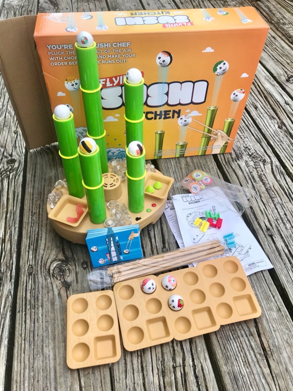 Flying Sushi Kitchen Fun Hover Rice Ball Family Game Night Fun Games - Picture 9 of 16